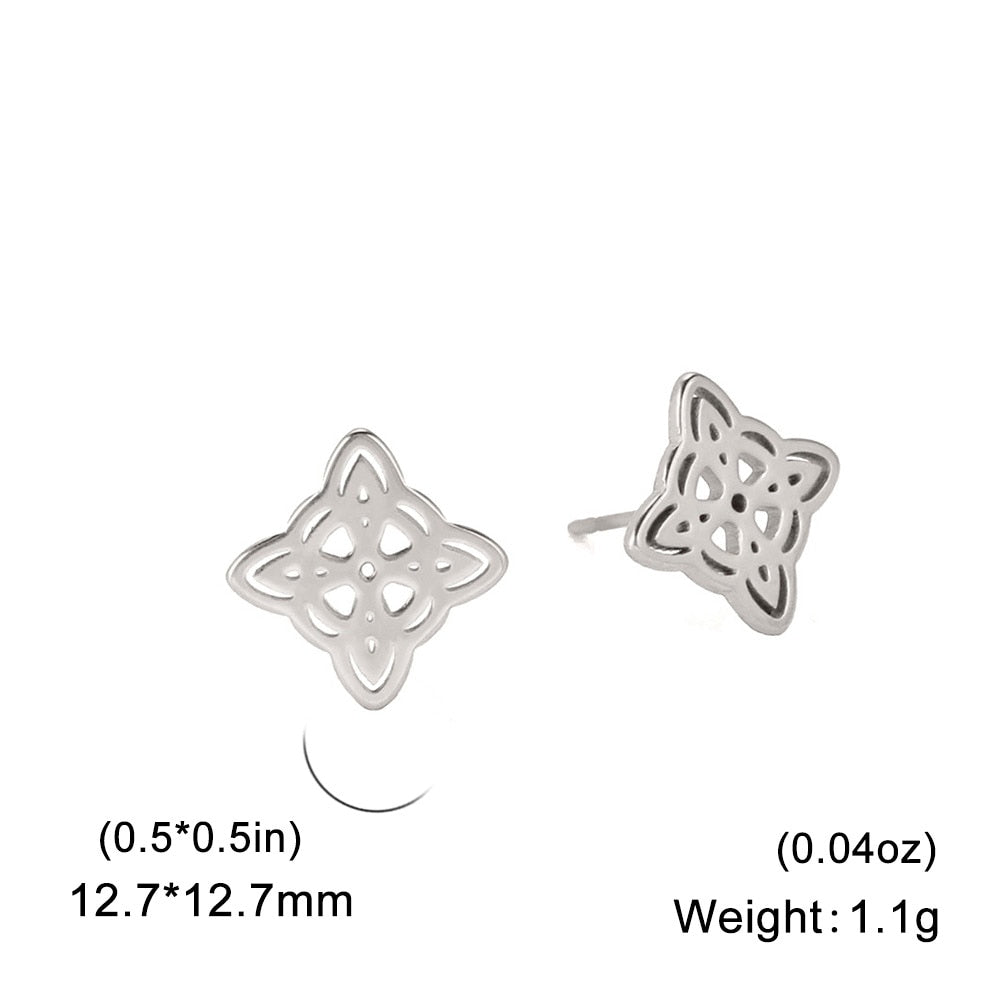 Witch Knot Stud Earrings - Elementsofthewitch