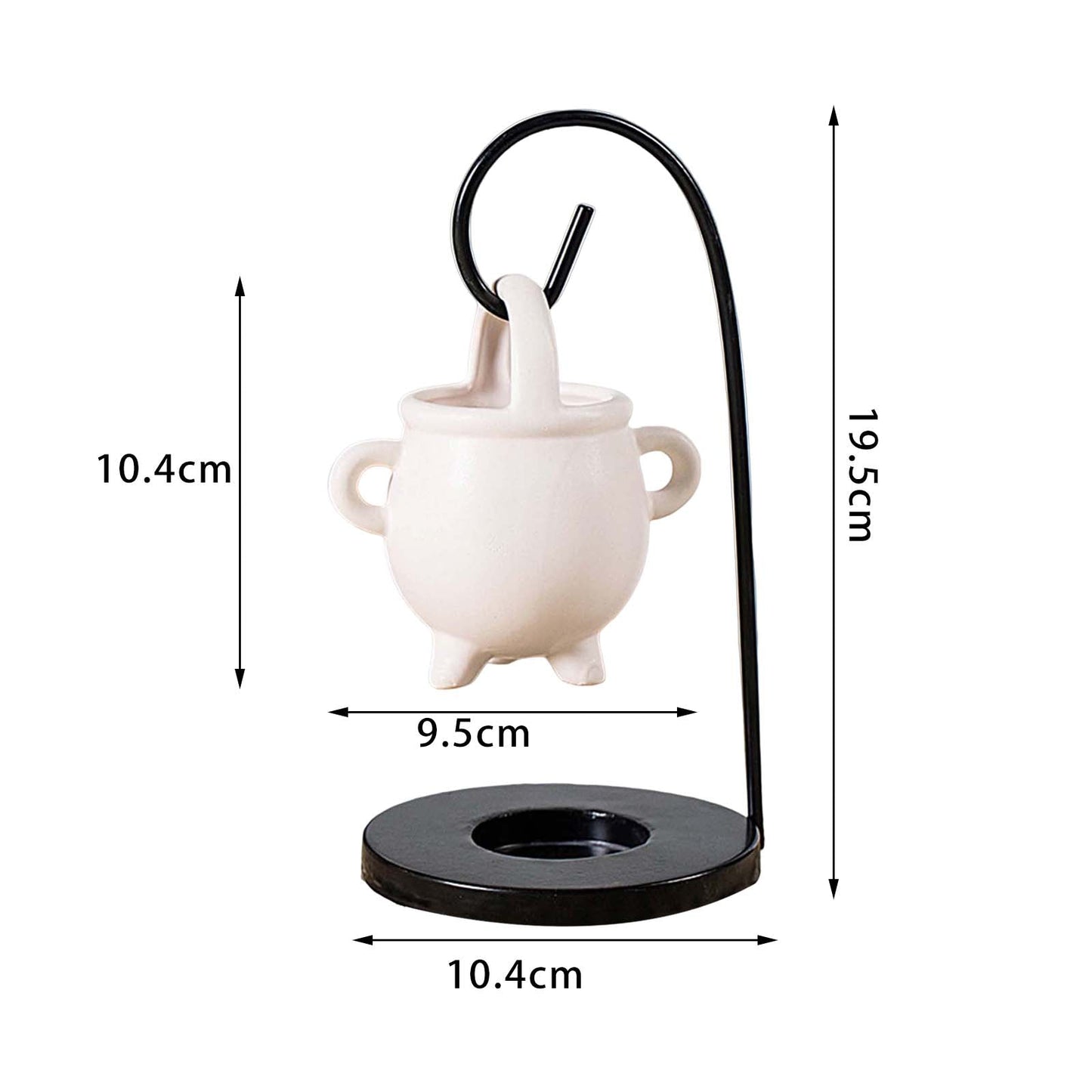 Ceramic Cauldron Essential Oil Burner - Elementsofthewitch