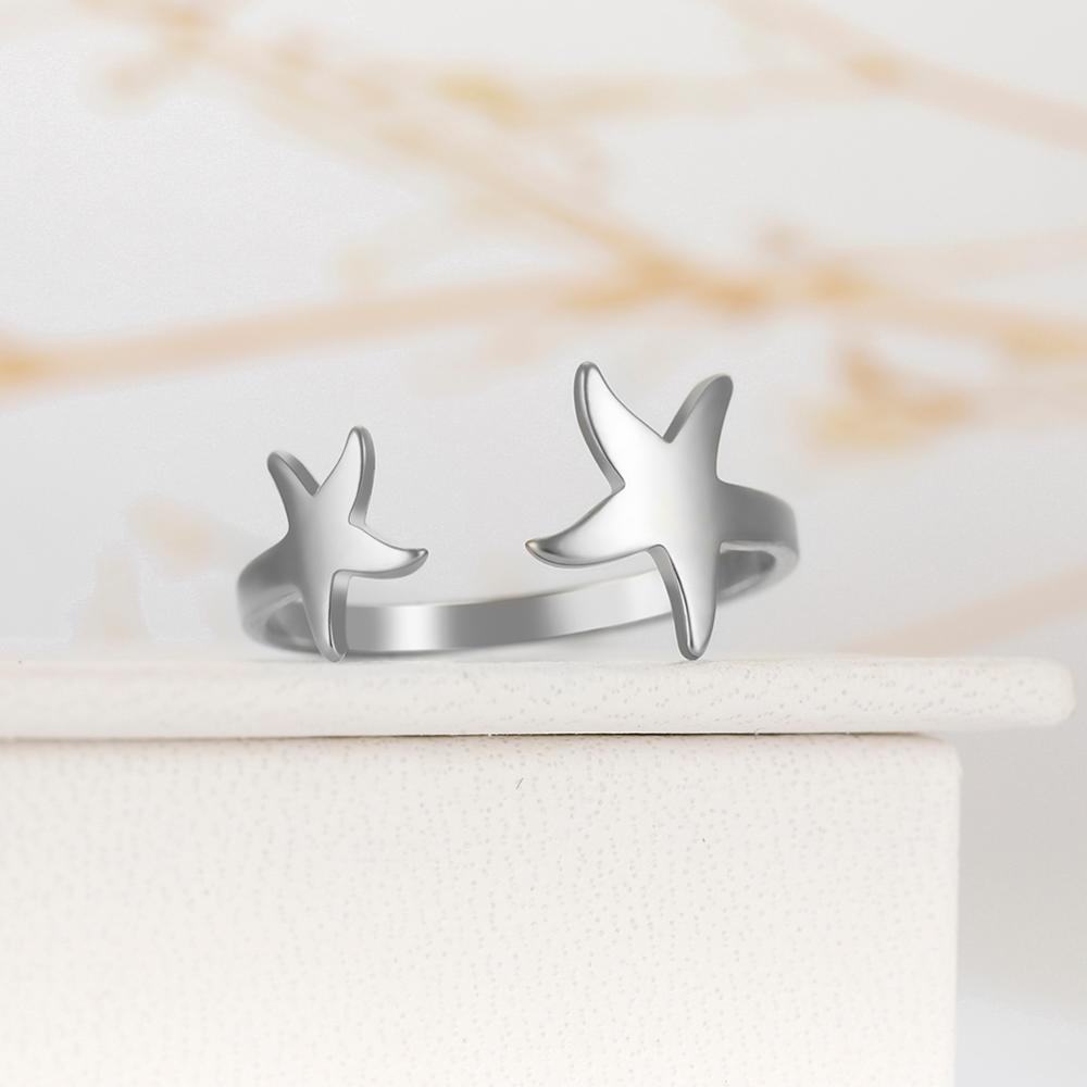 Lovely Moon Star Ring - Elementsofthewitch