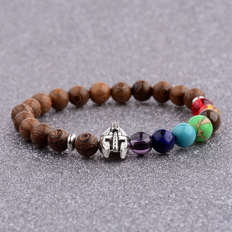 Natural Wooden Beaded Bracelet - Elementsofthewitch