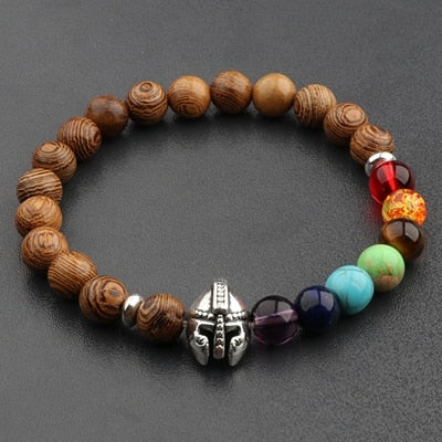Natural Wooden Beaded Bracelet - Elementsofthewitch
