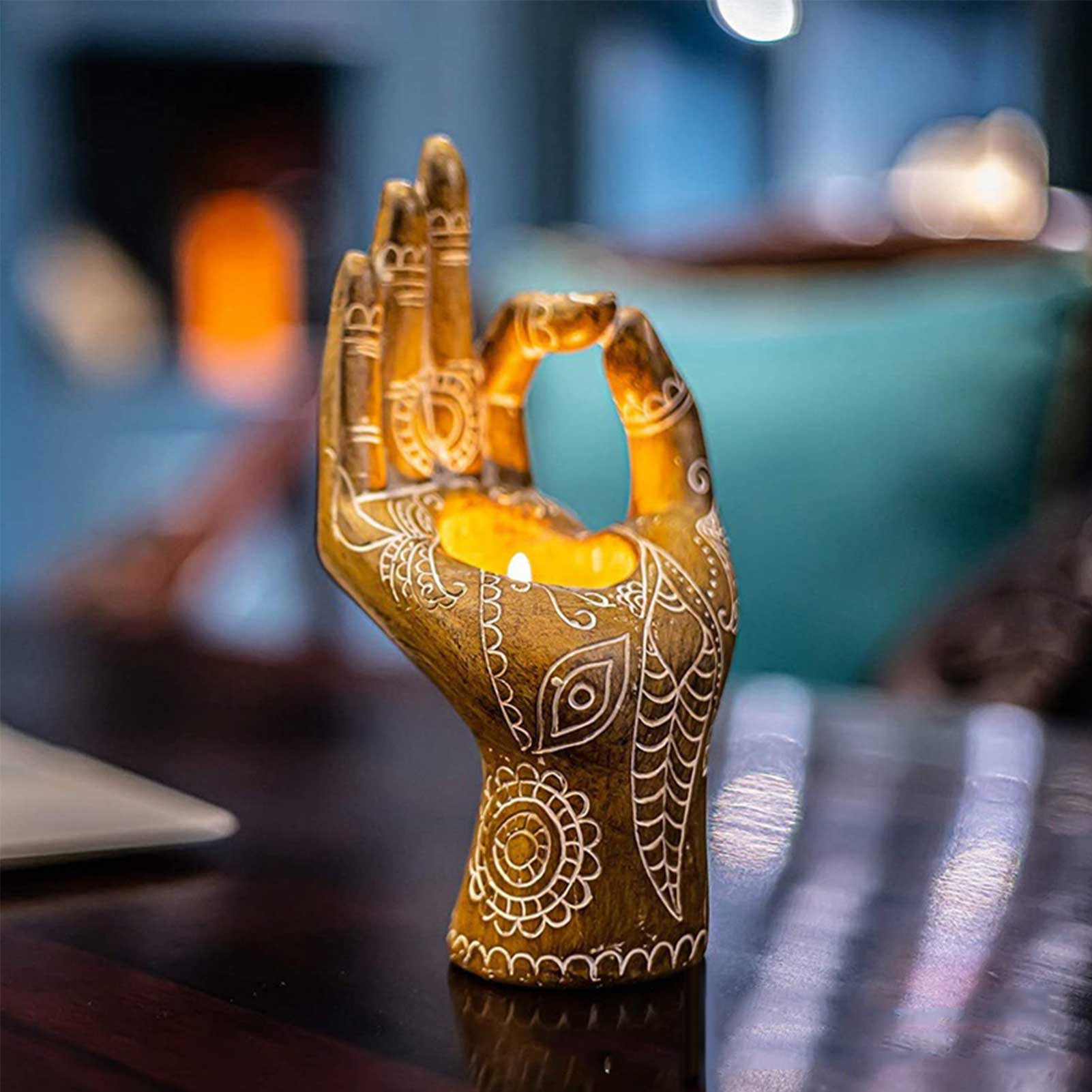 1pc Buddha Candle Holder - Elementsofthewitch