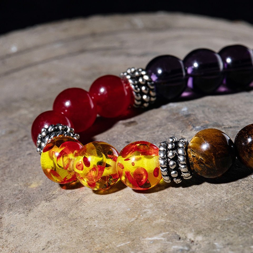 7 Chakra Beaded Bracelet - Elementsofthewitch
