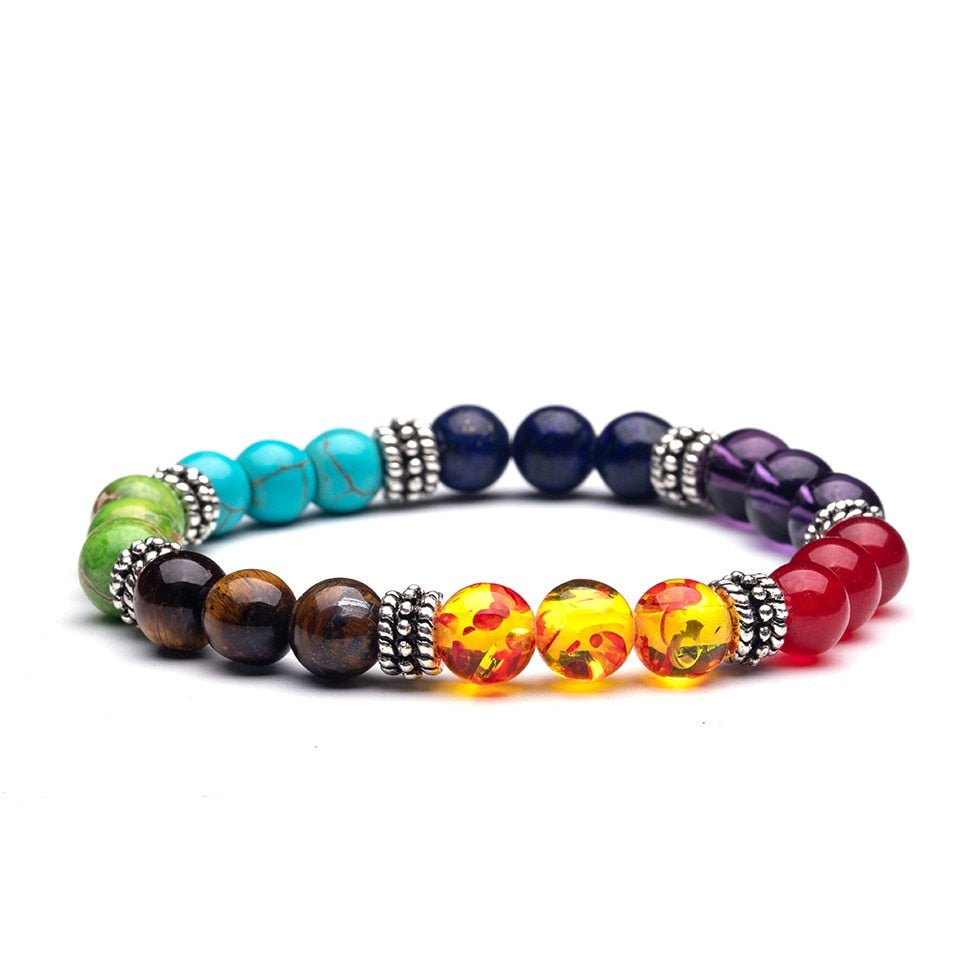 7 Chakra Beaded Bracelet - Elementsofthewitch