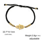 LIKGREAT Classic Hand of Fatima Adjustable Bracelets Lucky Amulet Hamsa Spiritual Jewelry Stainless Steel Men Women Wiccan Gift
