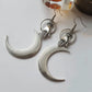 Crescent Moon necklace mystic gothic jewelry Lunar witch celtic Pagan Wiccan luna Moon phase witchy Goddess Fashion woman gift