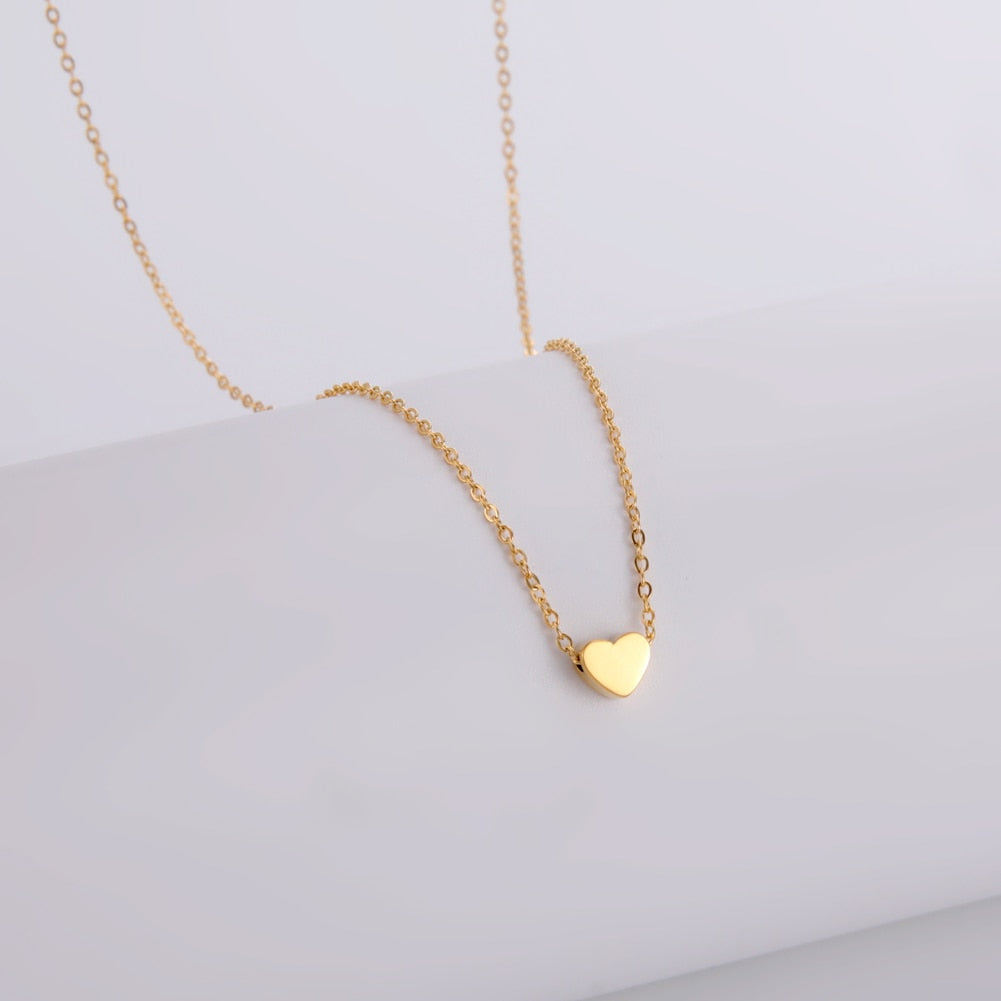 Mini Heart Pendant Necklace - Elementsofthewitch