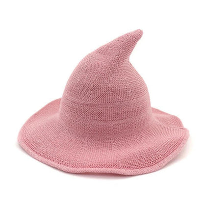 1 PCS Modern Halloween Witch Hat Woolen Women Lady Made From Fashionable Sheep Wool Halloween Party Hat Festival Party Hat