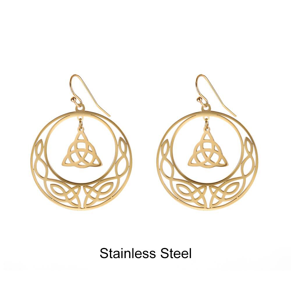 Witch Knot - Triqueta Earrings or Necklace - Elementsofthewitch