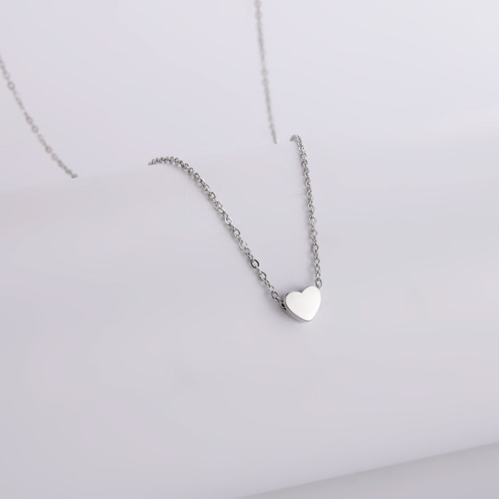 Mini Heart Pendant Necklace - Elementsofthewitch