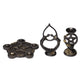 Couple Lovers Display stand for Crystal spheres Pentacle 7 stars Array Base Gemstone balls holder Resin Home Decoration ornament