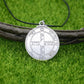 Double Side Key Of Solomon Fourth Pentacle Of Mercury Seal Pendant Necklace Wiccan Pagan Amulets Talismans Jewlery