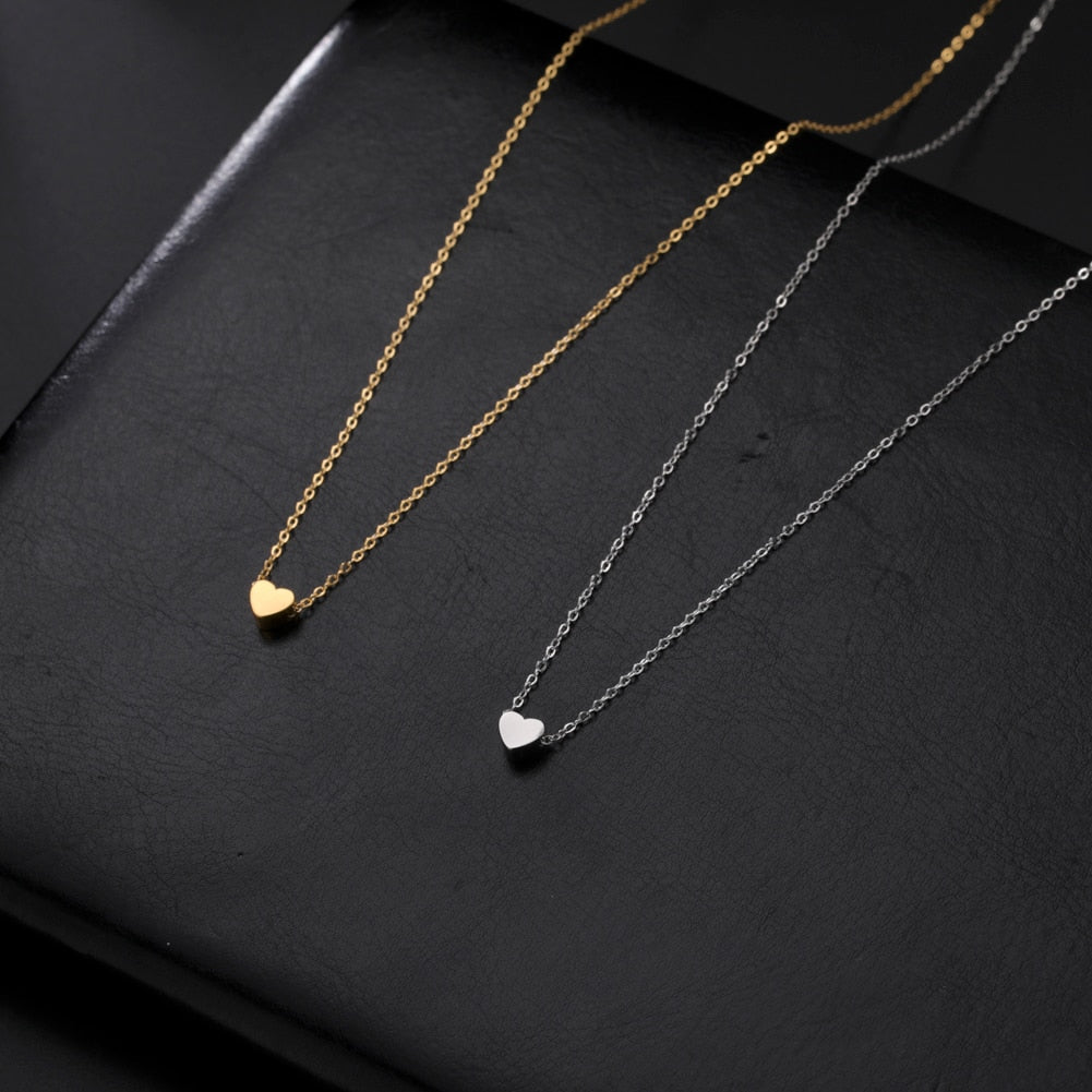 Mini Heart Pendant Necklace - Elementsofthewitch