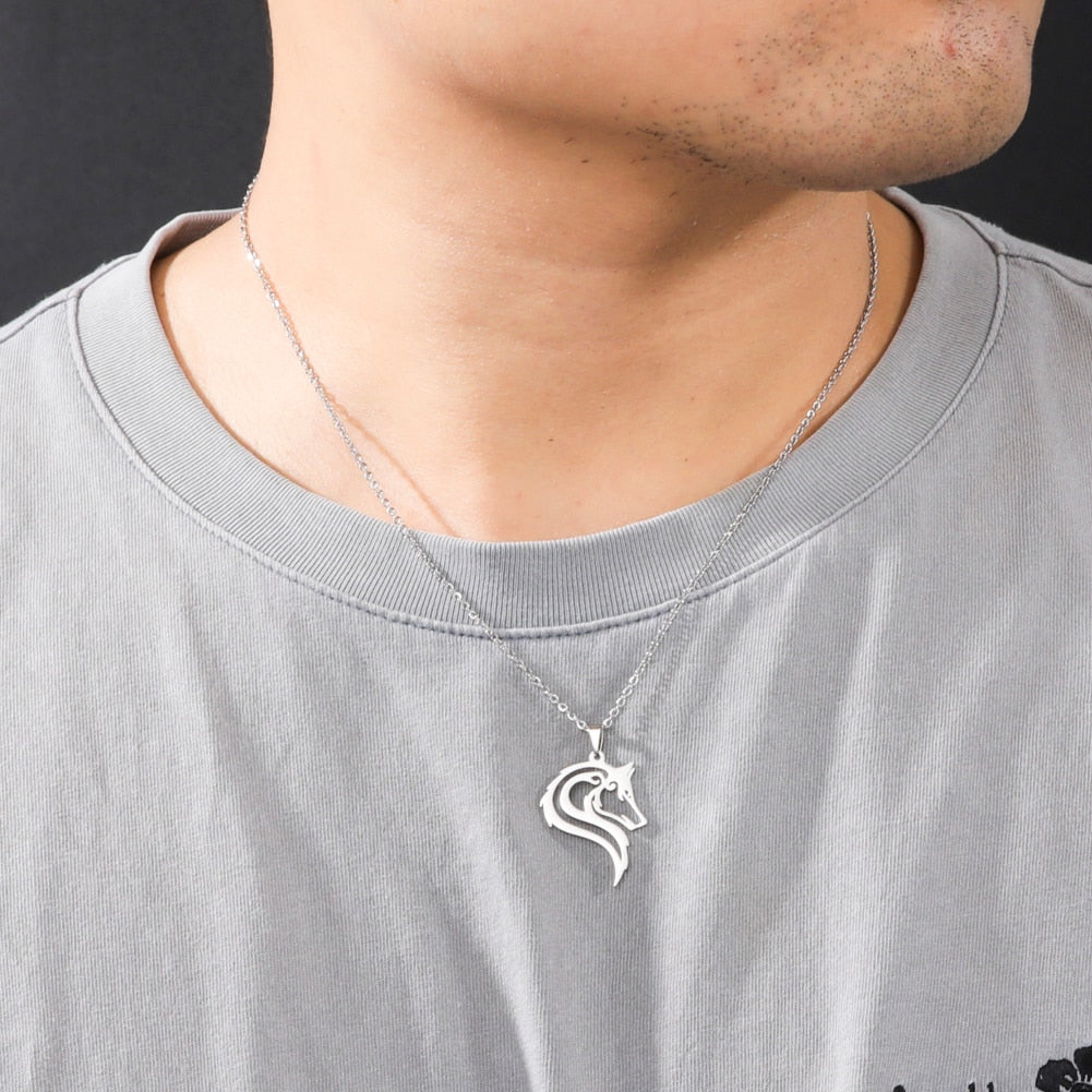 Wolf Necklace - Elementsofthewitch