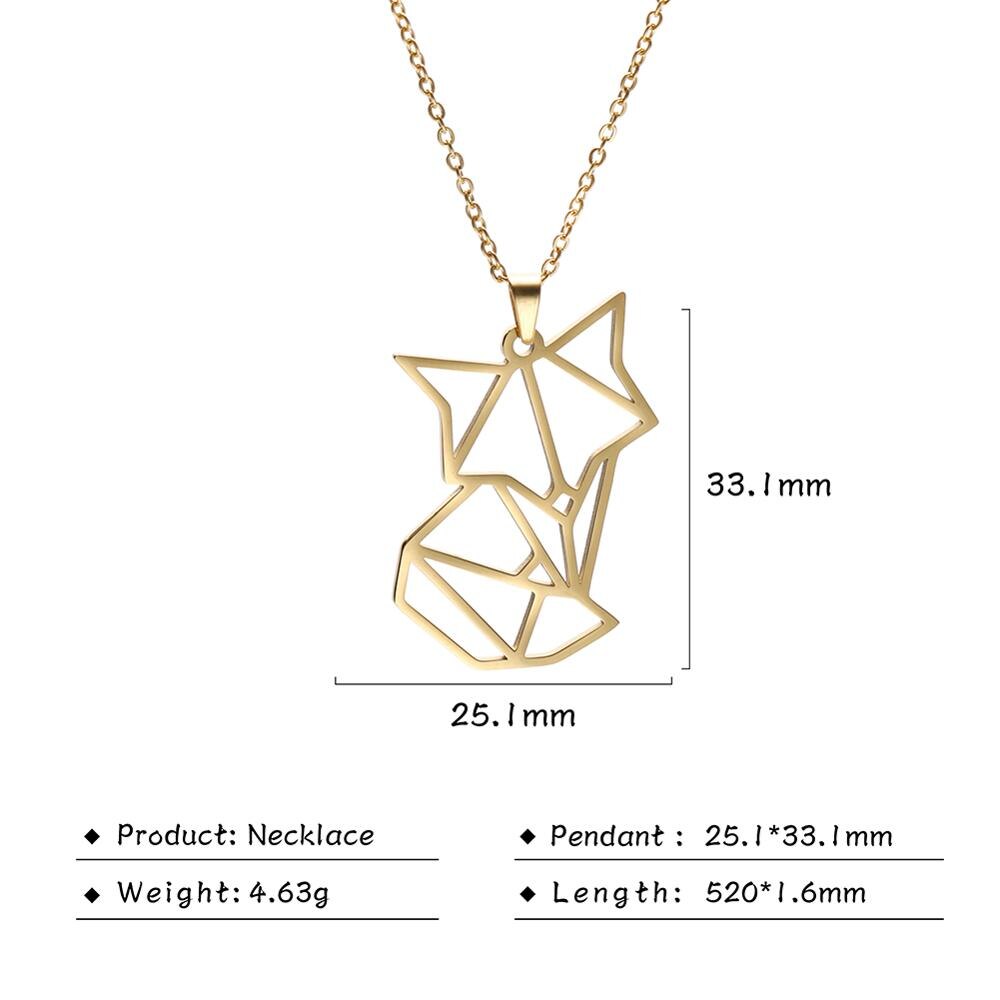 Origami Pendant Necklace - Elementsofthewitch