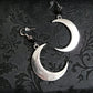 Crescent Moon necklace mystic gothic jewelry Lunar witch celtic Pagan Wiccan luna Moon phase witchy Goddess Fashion woman gift