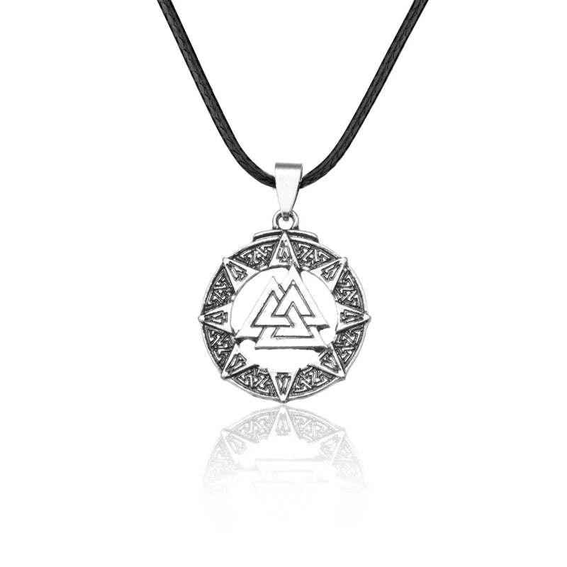 Tetragrammaton Pentacle Pentagram Pendant Charm Necklace for Men Wiccan Talisman Pagen Amulet Vintage Jewelry