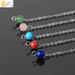CSJA Spiritual Crystal Pendulum for Divination Dowsing Rod Natural Stone Quartz Pendant Pendules for Radiesthesia Pendulos G717
