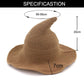 1 PCS Modern Halloween Witch Hat Woolen Women Lady Made From Fashionable Sheep Wool Halloween Party Hat Festival Party Hat