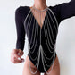 Multi-Layer Full Female Body Chain Harness - Elementsofthewitch