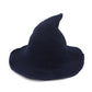 1 PCS Modern Halloween Witch Hat Woolen Women Lady Made From Fashionable Sheep Wool Halloween Party Hat Festival Party Hat