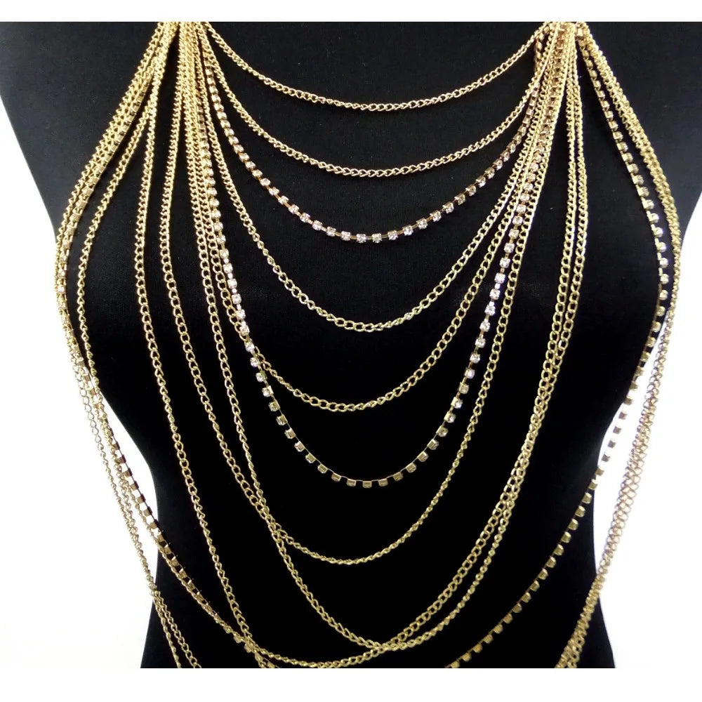 Multi Layer Body Chains - Elementsofthewitch