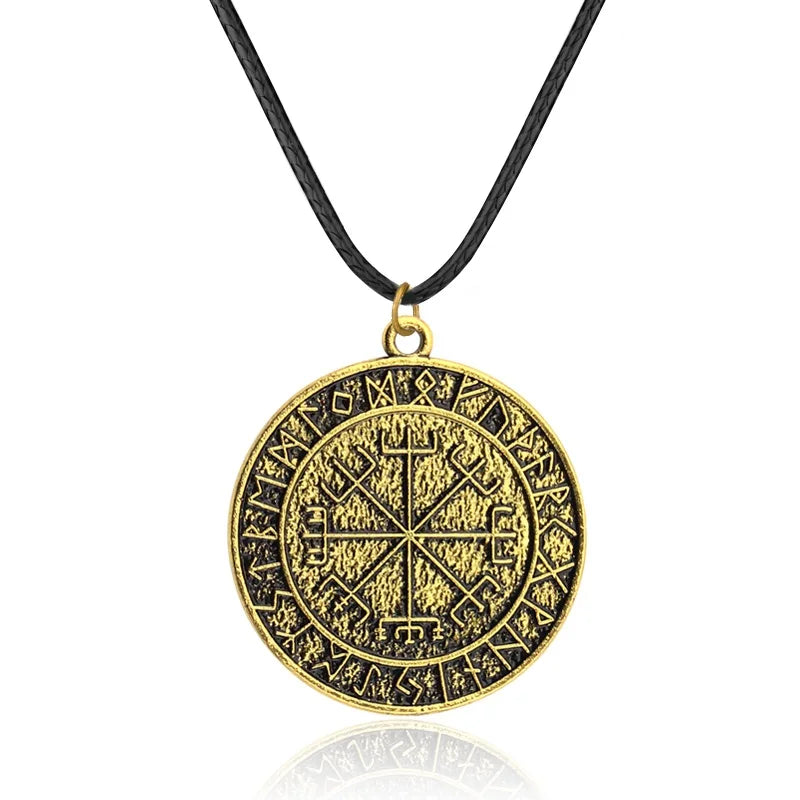 Tetragrammaton Pentacle Pentagram Pendant Charm Necklace for Men Wiccan Talisman Pagen Amulet Vintage Jewelry
