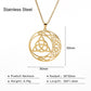 Witch Knot - Triqueta Earrings or Necklace - Elementsofthewitch