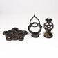 Couple Lovers Display stand for Crystal spheres Pentacle 7 stars Array Base Gemstone balls holder Resin Home Decoration ornament