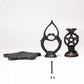 Couple Lovers Display stand for Crystal spheres Pentacle 7 stars Array Base Gemstone balls holder Resin Home Decoration ornament