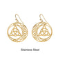 Witch Knot - Triqueta Earrings or Necklace - Elementsofthewitch