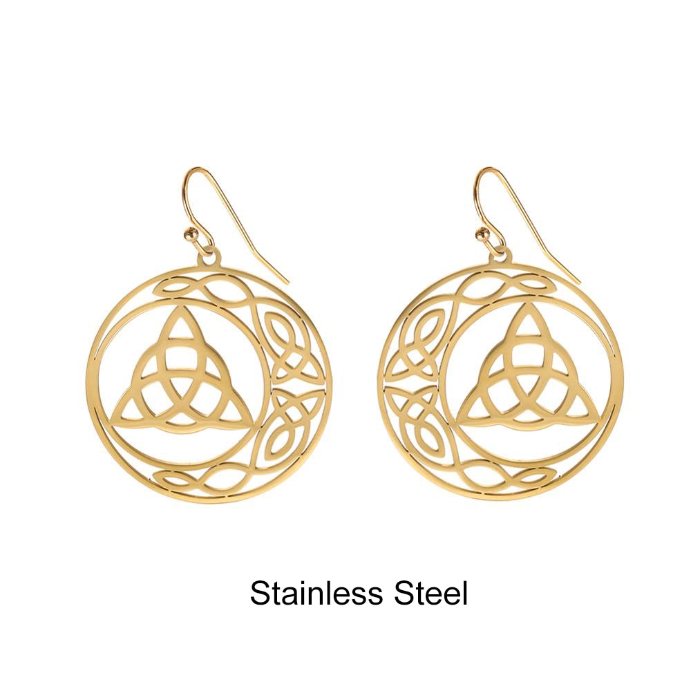 Witch Knot - Triqueta Earrings or Necklace - Elementsofthewitch
