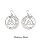 Witch Knot - Triqueta Earrings or Necklace - Elementsofthewitch