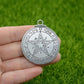 Double Side Key Of Solomon Fourth Pentacle Of Mercury Seal Pendant Necklace Wiccan Pagan Amulets Talismans Jewlery