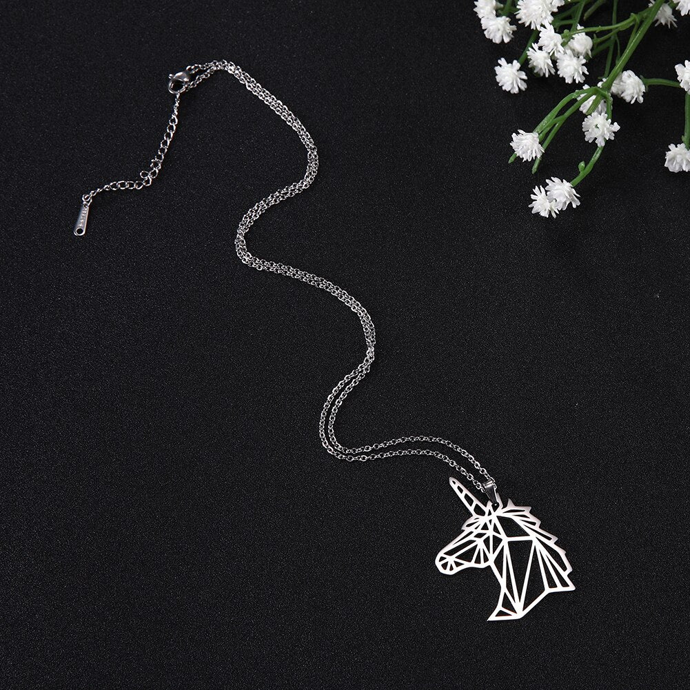 Origami Pendant Necklace - Elementsofthewitch