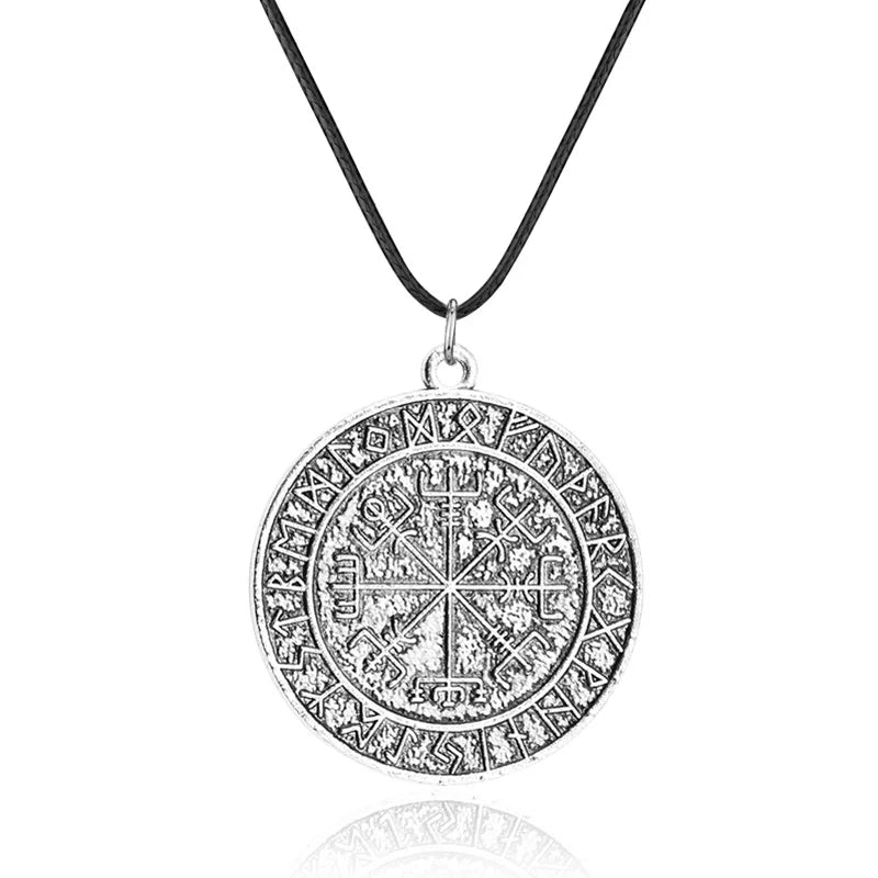 Tetragrammaton Pentacle Pentagram Pendant Charm Necklace for Men Wiccan Talisman Pagen Amulet Vintage Jewelry