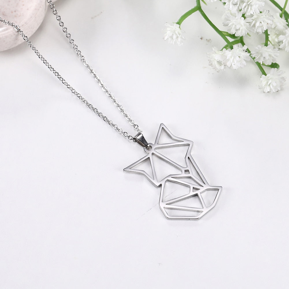 Origami Pendant Necklace - Elementsofthewitch