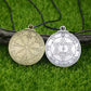 Double Side Key Of Solomon Fourth Pentacle Of Mercury Seal Pendant Necklace Wiccan Pagan Amulets Talismans Jewlery