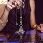 Spiritual Crystal Pendulums for Divination Dowsing Reiki Natural Stone Tiger Eye Pink Clear Quartz Yoga Esoterism Pendulos H494