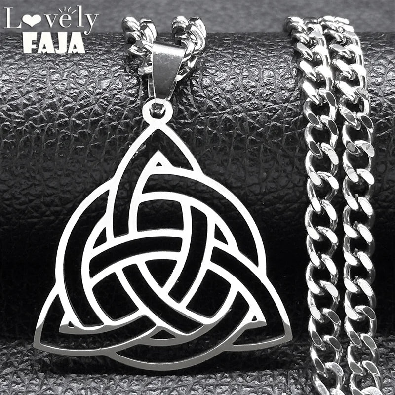 Celtic Knot Triquetra Necklace - Elementsofthewitch