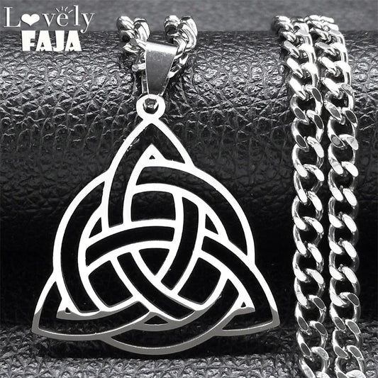 Celtic Knot Triquetra Necklace - Elementsofthewitch