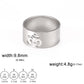 My Shape Yoga Om Symbol Rings Women Stainless Steel Finger Aum Ohm Om Hindu Spiritual Religious Jewelry Amulet Gifts for Men
