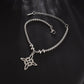 Witchcraft Witch Knot Necklace Irish Trinity Knot Triple Spiral Pendant Stainless Steel Ankh Cross Pentagram Amulet Jewelry