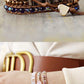 Healing Crystal Waterdrop Center Stone Wristband Vegan Wrap Bracelet Handmade Girls Spiritual Anxiety Jewelry