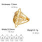 Witch Knot Stainless Steel Ring for Women Wiccan Cross Celtics Knot Rings Witchcraft Good Luck Protection Amulet Jewelry Gifts