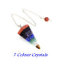 Natural Quartz Reiki Healing Pendulum Dowsing Spiritual Divination Cone Crystal Gemstone Pendulos Witchcraft Supplies Wholesale