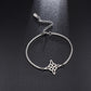 Witchcraft Witch Knot Necklace Irish Trinity Knot Triple Spiral Pendant Stainless Steel Ankh Cross Pentagram Amulet Jewelry