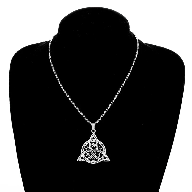 Stainless Steel Pendant Necklace (Various Designs) - Elementsofthewitch