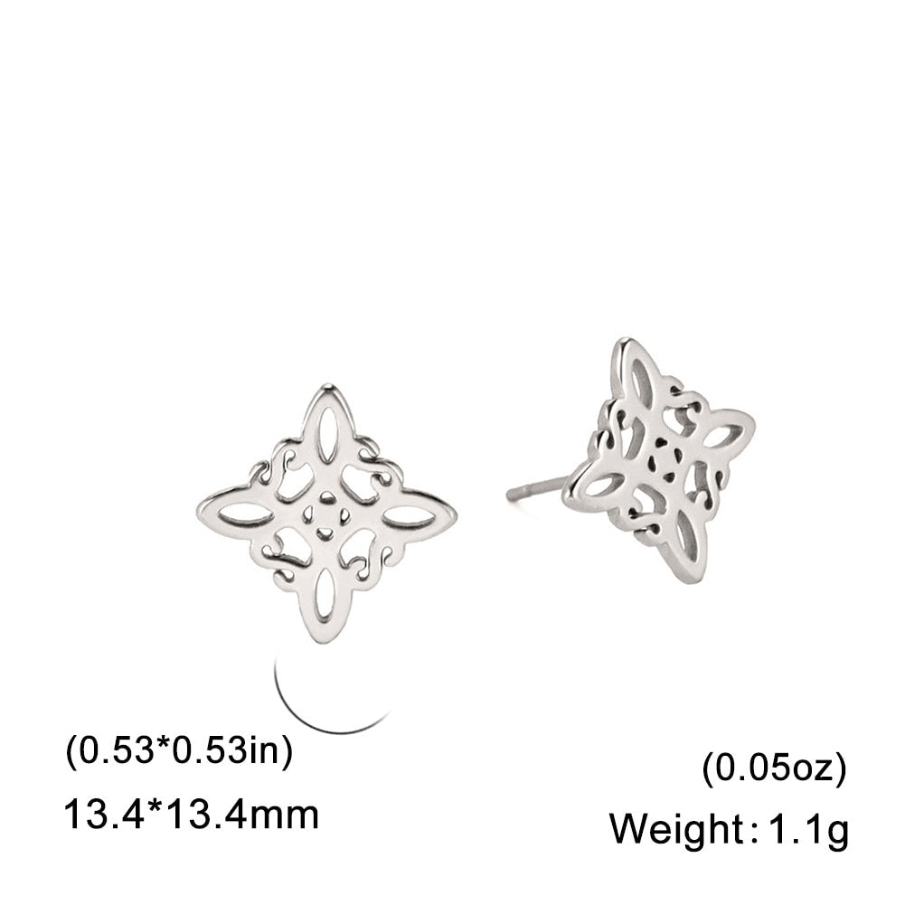 Witch Knot Stud Earrings - Elementsofthewitch