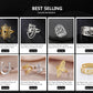 My Shape Yoga Om Symbol Rings Women Stainless Steel Finger Aum Ohm Om Hindu Spiritual Religious Jewelry Amulet Gifts for Men